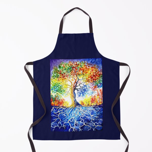 Artikelvorschau, Fantasiebaum in Mixed-Media-Aquarell, Feder und Tinte entworfen und verkauft von OilPaintsHatts.