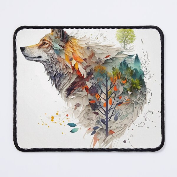 Item preview, the wolf designed and sold by Ahmed farouk.