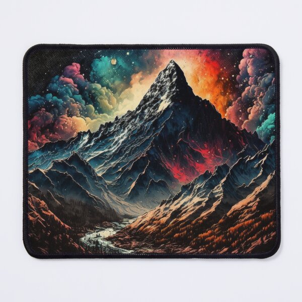 Artikelvorschau, SciFi Mountain - Midjourney entworfen und verkauft von BehindCoffee Co.