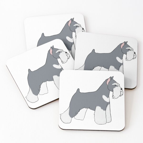 Item preview, miniature schnauzer illustration designed and sold by Yarafantasyart.