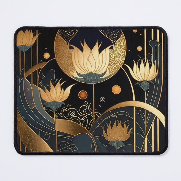 Item preview, Flower and gold designed and sold by Kadhaf.