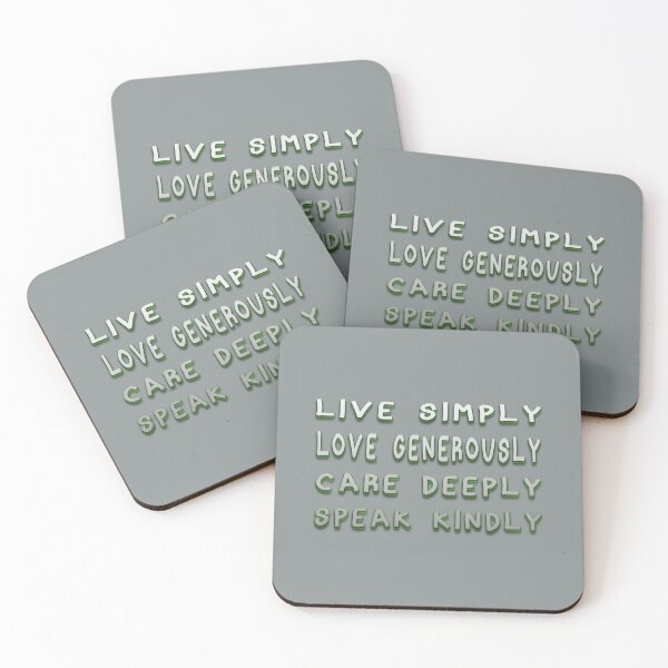 Item preview, Live simply Love generously Care deeply Speak kindly designed and sold by franktact.