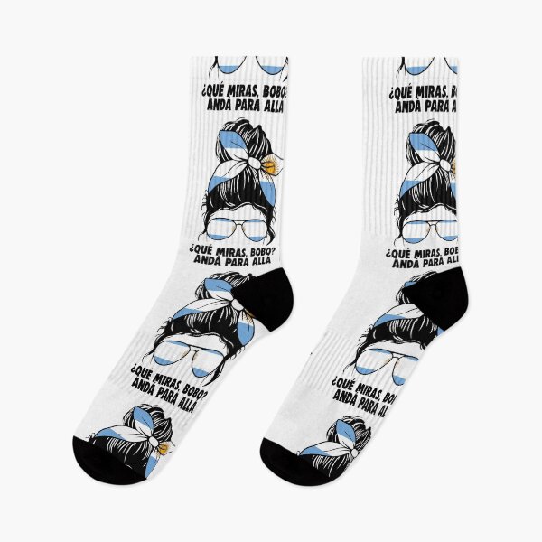 Item preview, Qué Miras Bobo, Andá Pa Allá, Messi meme argentina soccer world champion designed and sold by PrintOfi.