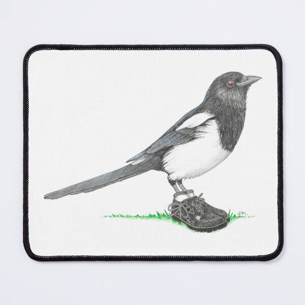 Item preview, Magpie in Bavarian Shoes designed and sold by JimsBirds.