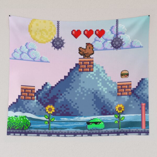 Item preview, Pixel Chicken in Game designed and sold by PinkyMooon.