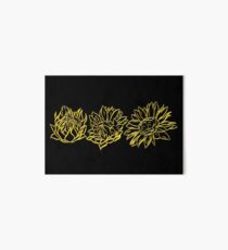 sunflower lifecycle Art Board Print
