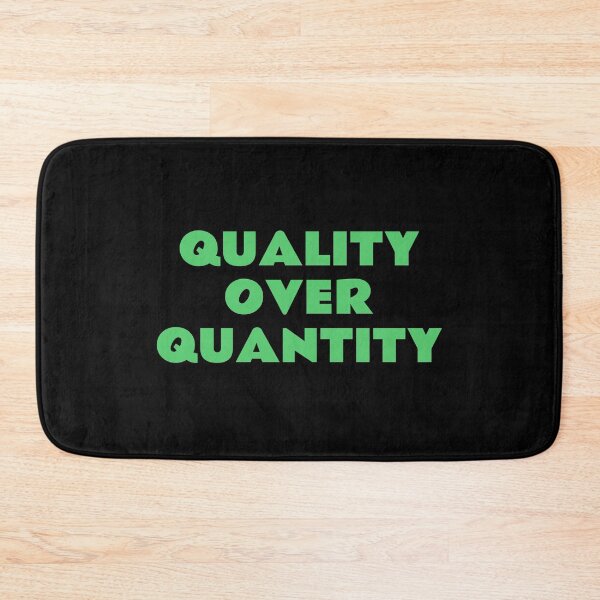 Item preview, Quality Over Quantity designed and sold by Inspirationmotivation.