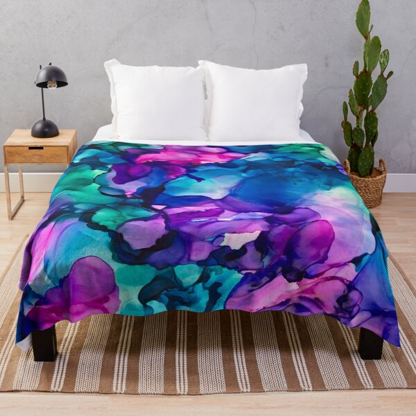Item preview, Waves of Blue Green and Fushia I designed and sold by BGGretchen.