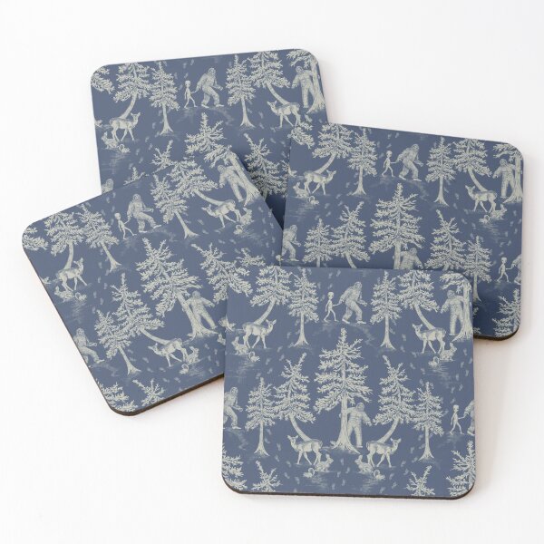 Item preview, Bigfoot & Friends in Dark Blue designed and sold by somecallmebeth.