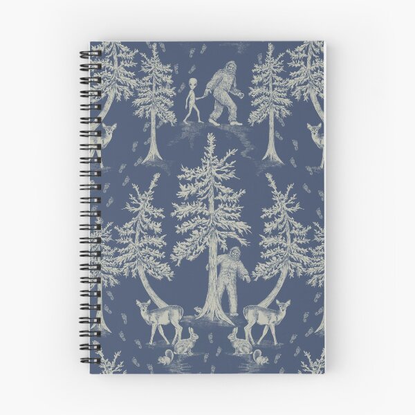 Item preview, Bigfoot & Friends in Dark Blue designed and sold by somecallmebeth.