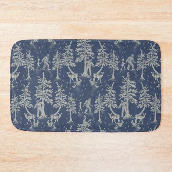 Item preview, Bigfoot & Friends in Dark Blue designed and sold by somecallmebeth.