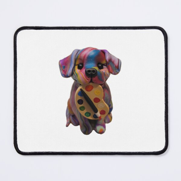 Item preview, Rainbow Art Puppy designed and sold by Jyl Hunt.