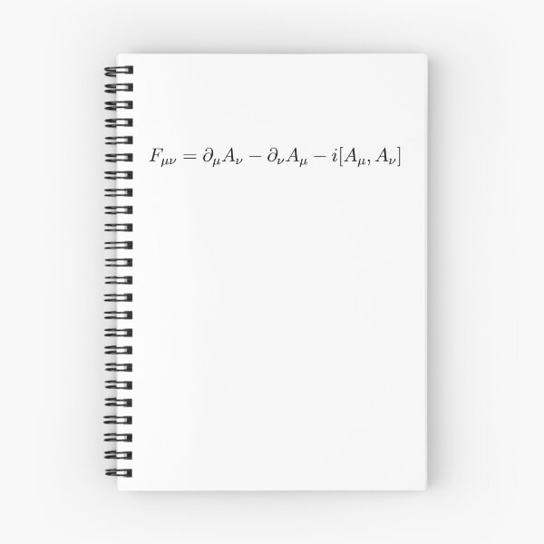 Item preview, Field strength of Yang-Mills theory, theoretical physics designed and sold by NoetherSym.