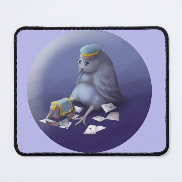 Item preview, Mail pigeon is tired... designed and sold by monksealmoon.