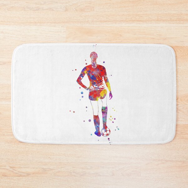 Item preview, Soccer player girl with ball  designed and sold by Rosaliartbook.