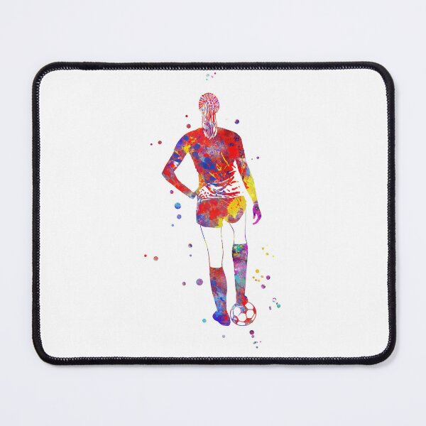 Item preview, Soccer player girl with ball  designed and sold by Rosaliartbook.