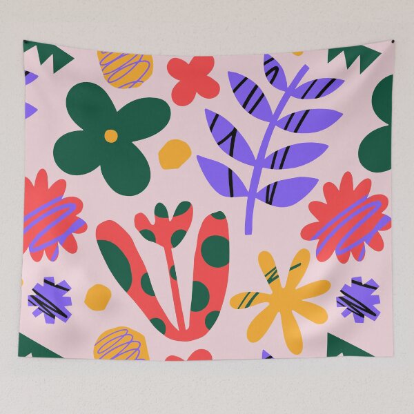 Item preview, Abstract graphic and floral shapes. designed and sold by KO-SIM.