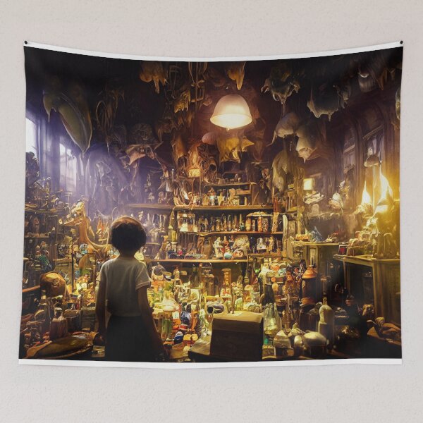 Item preview, Anime Style Messy Potion Shop 3 designed and sold by Styxiann.