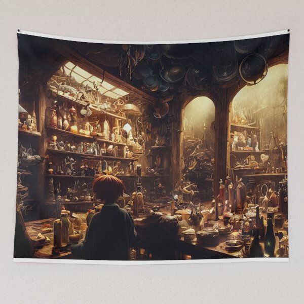 Item preview, Anime Style Messy Potion Shop 4 designed and sold by Styxiann.