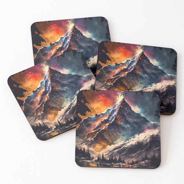 Artikelvorschau, SciFi Mountain - Midjourney entworfen und verkauft von BehindCoffee Co.