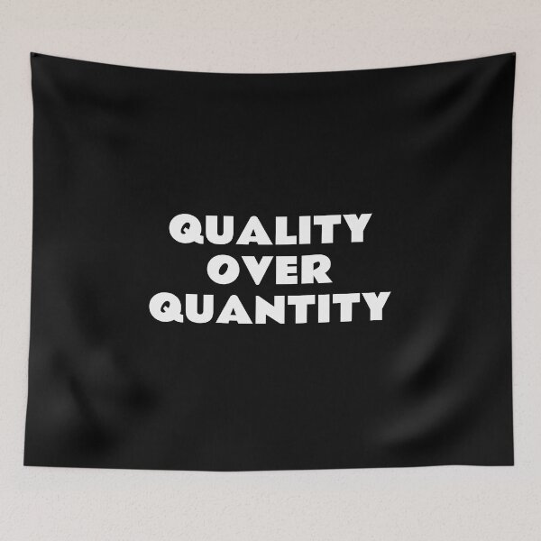 Item preview, Quality Over Quantity designed and sold by Inspirationmotivation.