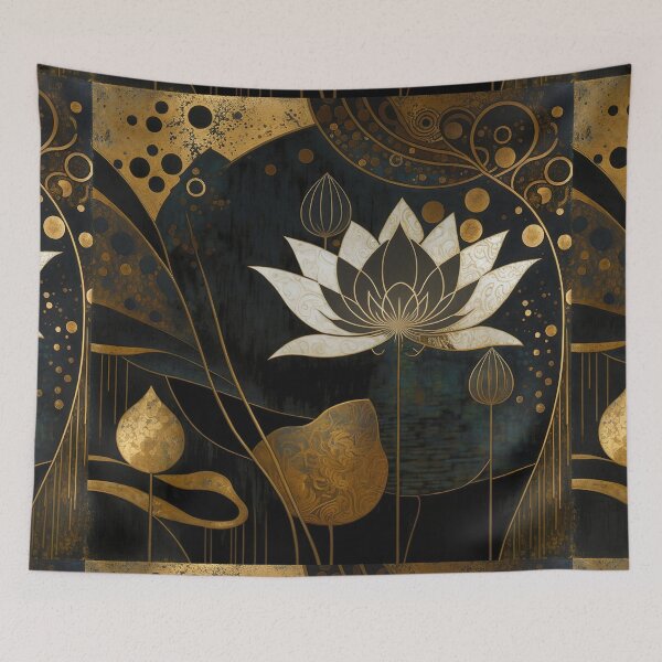 Item preview, flower and gold designed and sold by Kadhaf.