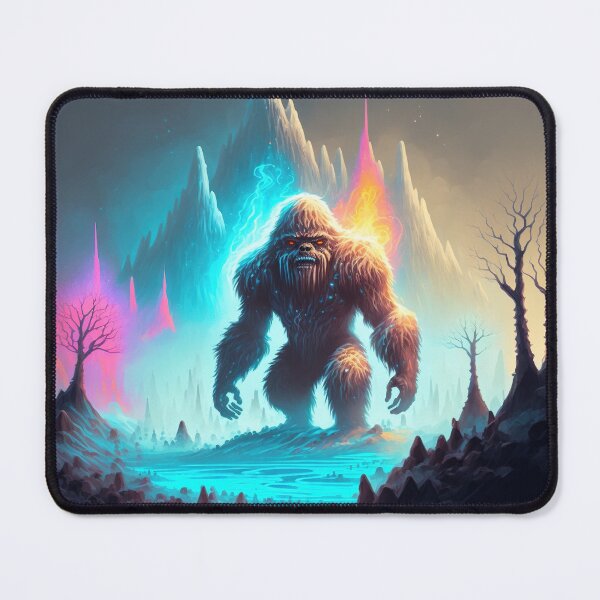 Item preview, Yeti, Abominable Snowman in the Neon Mountains designed and sold by VanKlin.