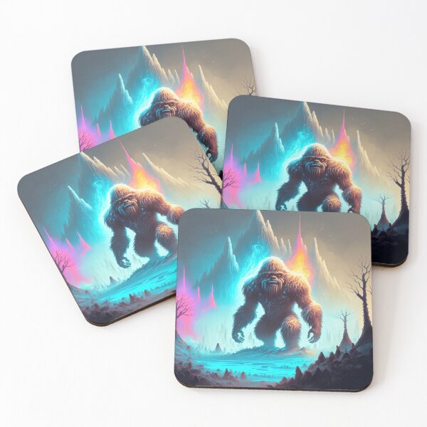 Item preview, Yeti, Abominable Snowman in the Neon Mountains designed and sold by VanKlin.