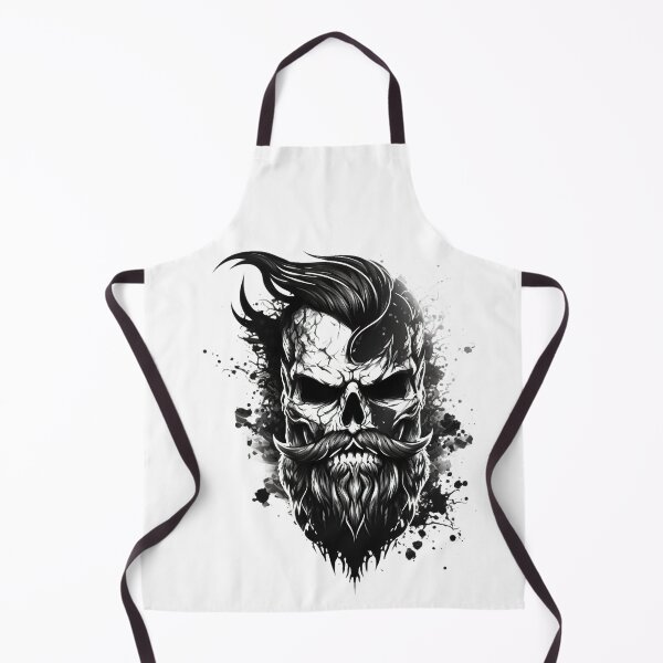 Item preview, SKULL WITH BEARD SPLASH #ogirdor designed and sold by ogirdorgraphics.