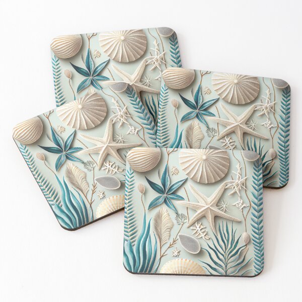 Item preview, Seashells and Beach Flora designed and sold by Fitbys.