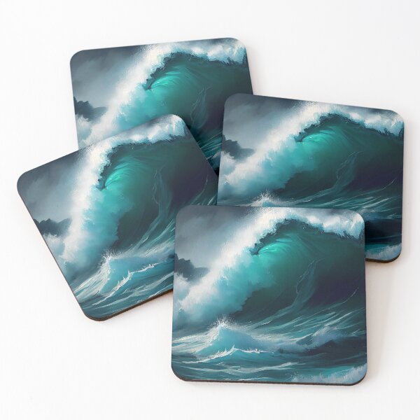 Item preview, Ocean Waves  designed and sold by AiBroughtToLife.