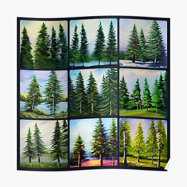 "Look for an Evergreen art pack" Poster for Sale by CinderPress Redbubble