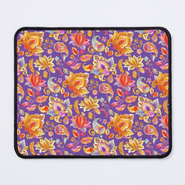 Item preview, Indian flowers designed and sold by Alessandro Remo Mazzoni Remotextiles.