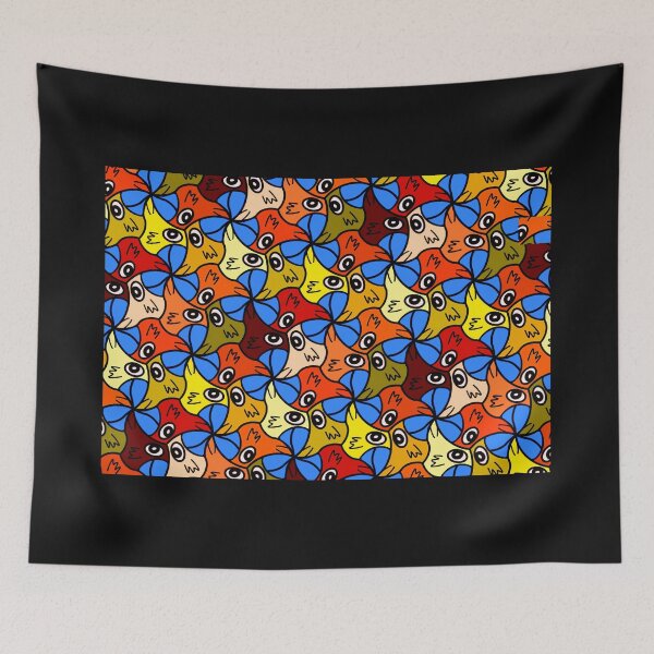Item preview,  Cuckoo Bird Geometric Pattern designed and sold by JLCableStudio.