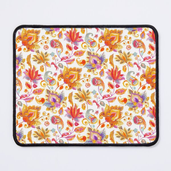 Item preview, Indian flowers designed and sold by Alessandro Remo Mazzoni Remotextiles.