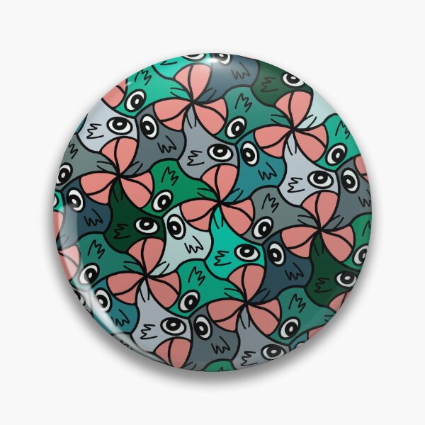 Item preview, Cuckoo Bird Geometric Pattern designed and sold by JLCableStudio.