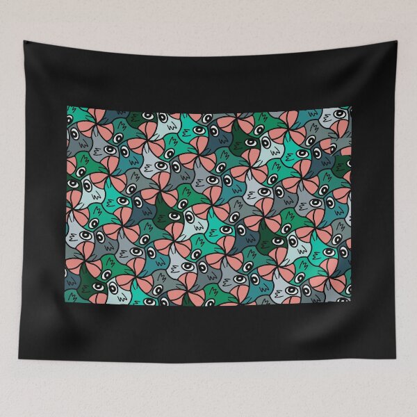 Item preview, Cuckoo Bird Geometric Pattern designed and sold by JLCableStudio.
