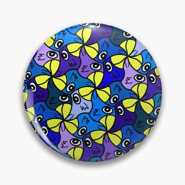 Item preview, Cuckoo Bird Geometric Pattern designed and sold by JLCableStudio.