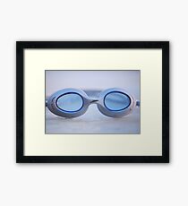 Swim Goggles Framed Print