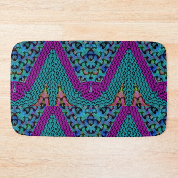Item preview, EXHILARATING PAINTING BASKET OF COLORFUL WEAVES ABSTRACT GEOMETRIC PATTERNS designed and sold by Ralek.