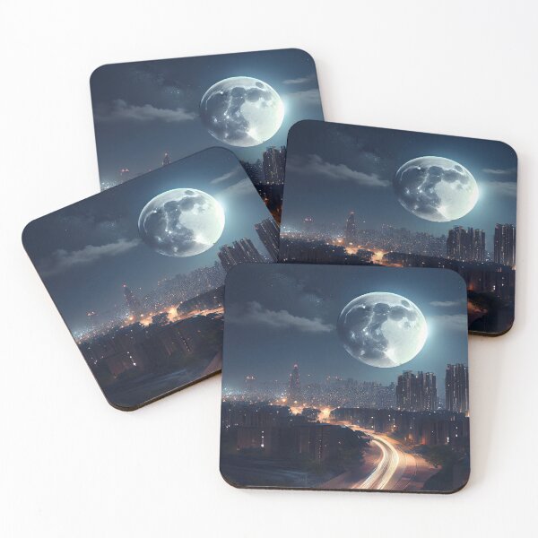 Item preview, Moonlit City designed and sold by OccultDreams.