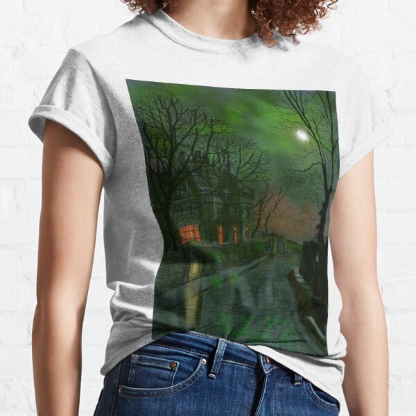 Wet Lane in Winter Classic T-Shirt