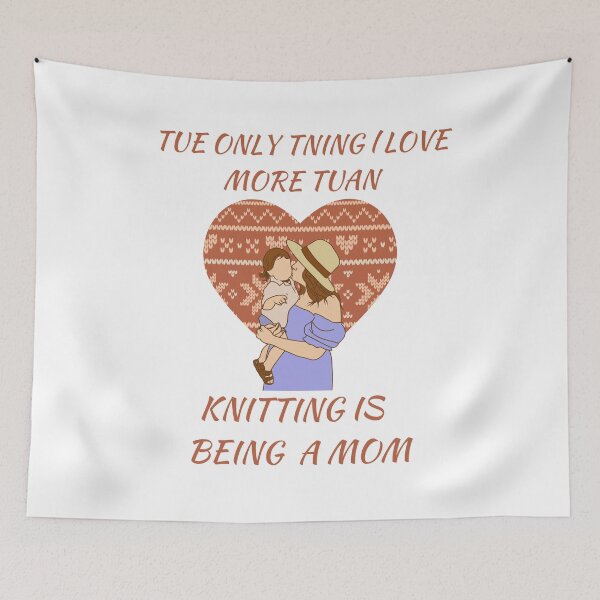 Item preview, Best Knitting Mom Ever designed and sold by senouz.