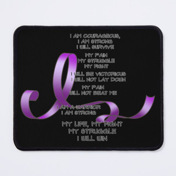 Item preview, My Struggle Purple Ribbon Poem designed and sold by Alondra.
