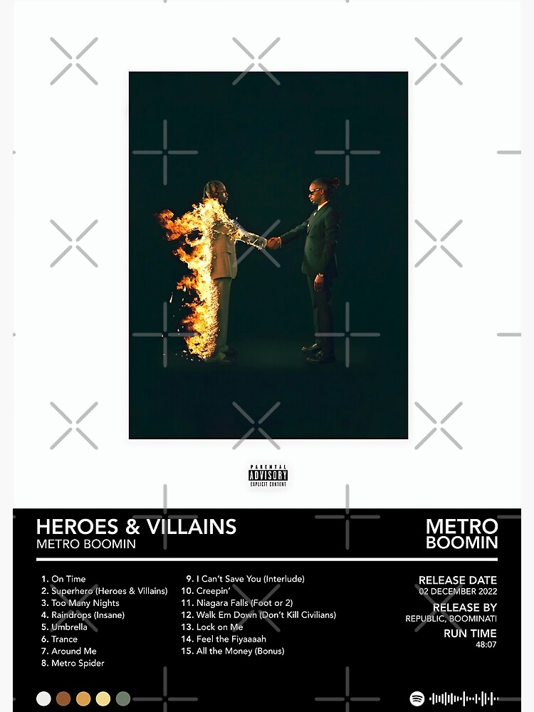 Metro Boomin Heroes And Villains Metro Boomin Album Premium Matte