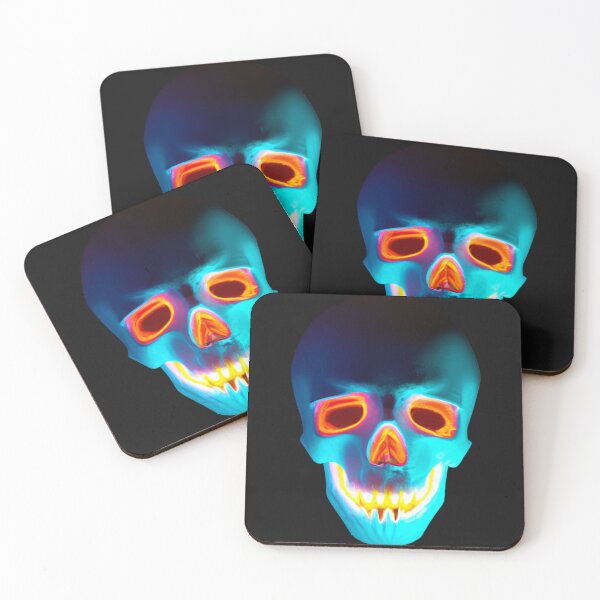 Item preview, Inverted RGB Gaming Skull designed and sold by Boztik-Designs.