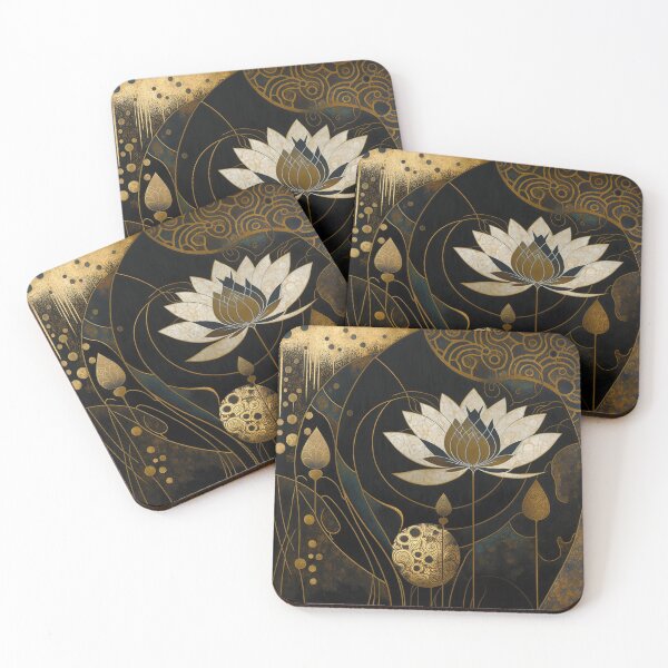 Item preview, flower and gold designed and sold by Kadhaf.