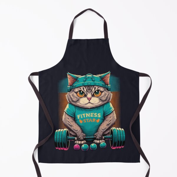 Item preview, Fitness Star Cat designed and sold by Bondoboxy.