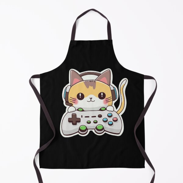 Item preview, Kawaii Gamer Cat designed and sold by sunburstdesigns.