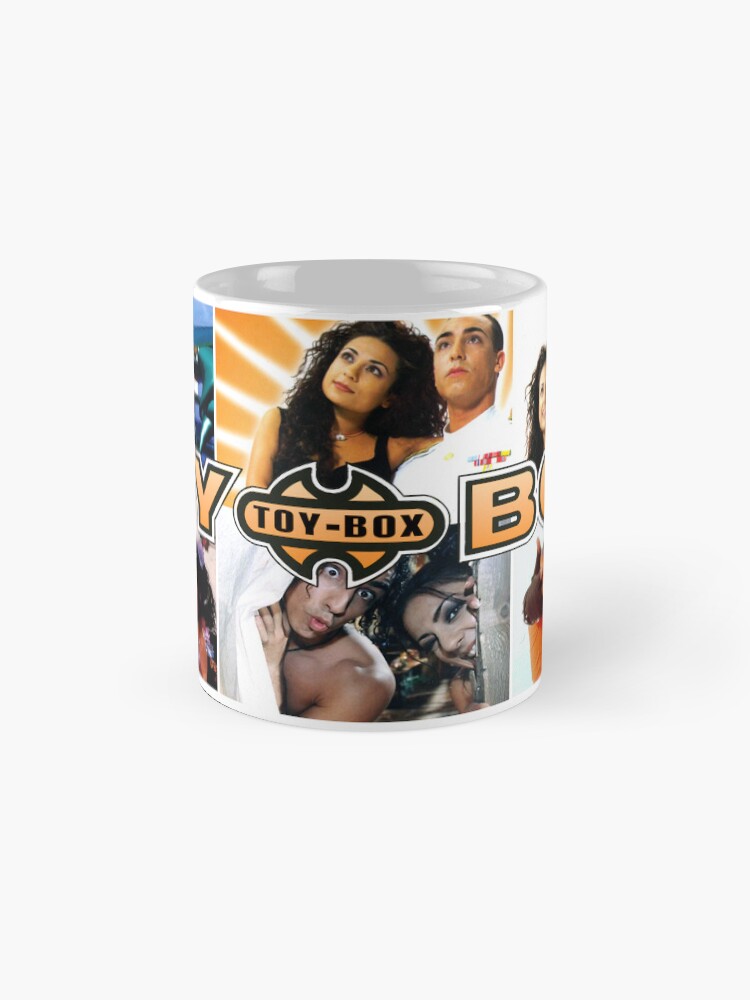 Alternate view of Toy-box fan tiled mug design Coffee Mug